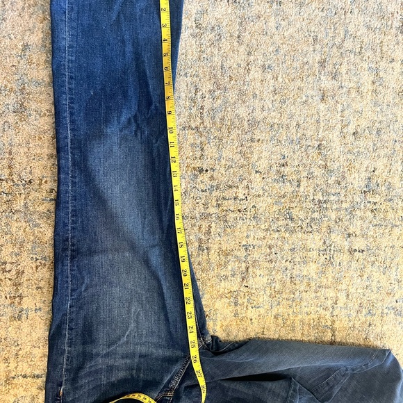Loft kick flare crop jeans size 30/10 - Picture 5 of 6